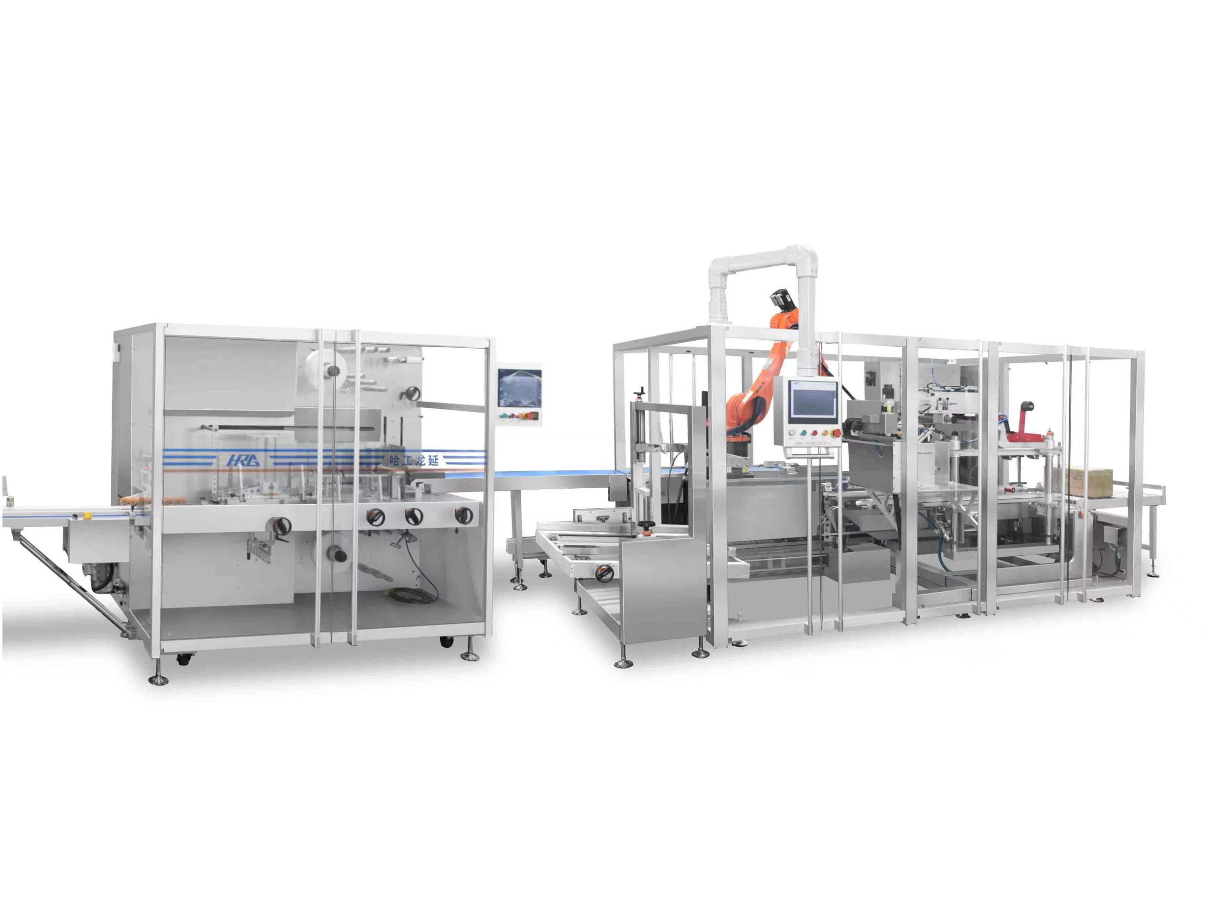 Linea di produzione per l'imballaggio di film e scatole